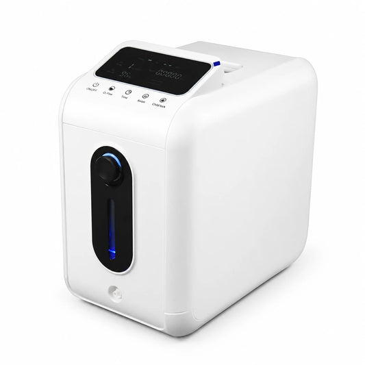 Right front view of the A18 9L home oxygen concentrator